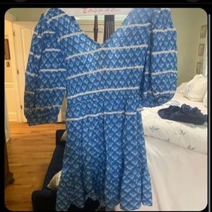 SEA NY EUC Blue Mini Dress